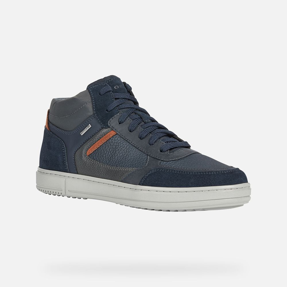 Geox Sneakers Navy Levico Abx - Geox Mens Shoes - IOSBHJ845